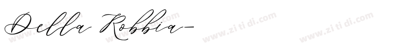 Della Robbia字体转换